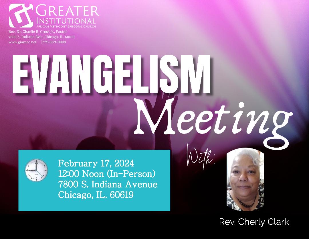 February Evangelism Meeting 2024