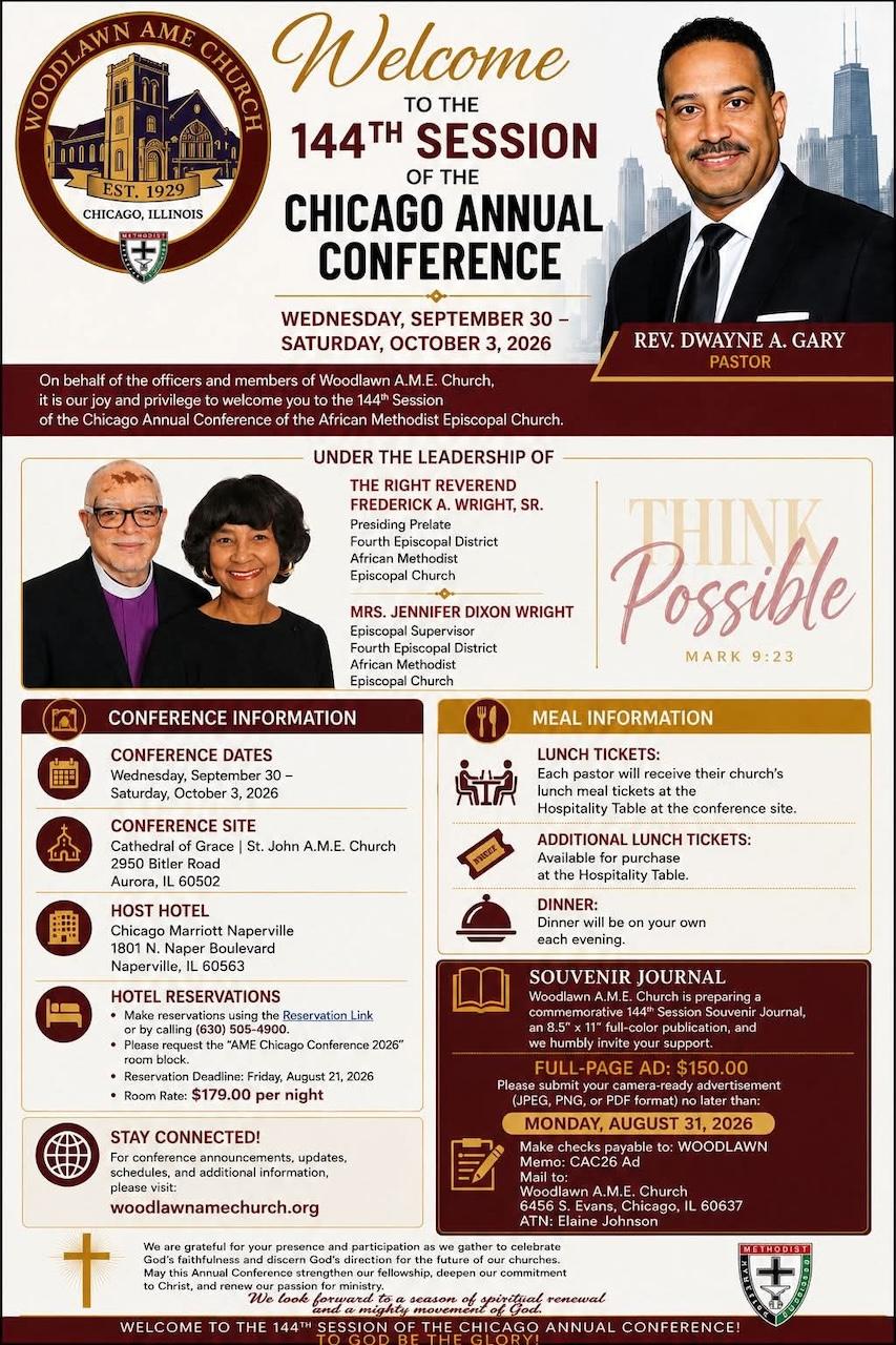 144 Chicago Annual Conference August Bible Study